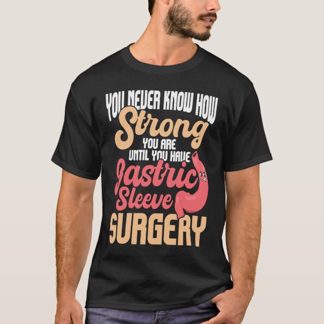 Gastric Schlupfen Operation Erholung Bariatrische  T-Shirt (Vorderseite)
