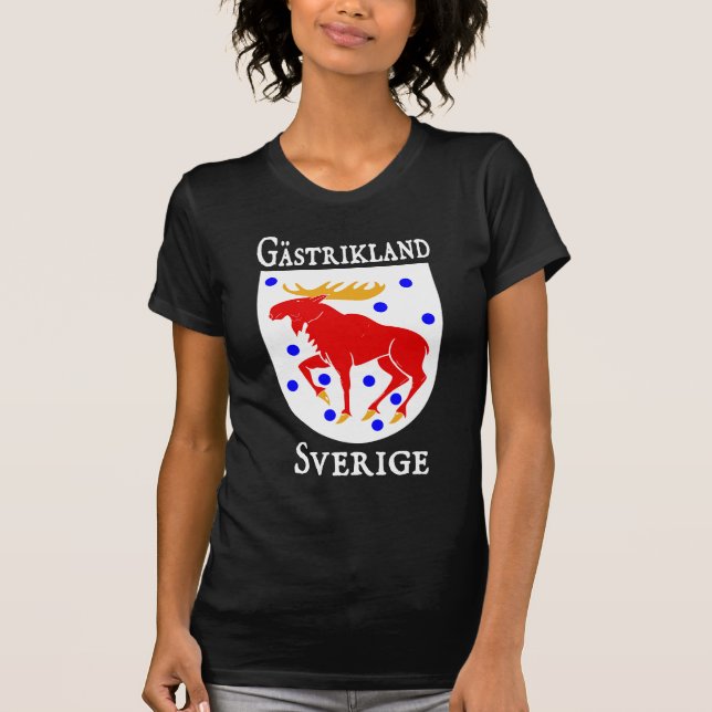 Gästrikland, Schweden (Sverige) T-Shirt (Vorderseite)