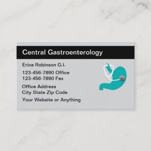 Gastroenterologe Medical Business Cards Design Visitenkarte