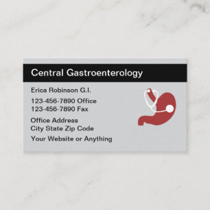 Gastroenterologe Medical Business Cards Design Visitenkarte