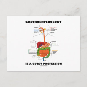Gastroenterologie ist ein Gutsberuf Postkarte