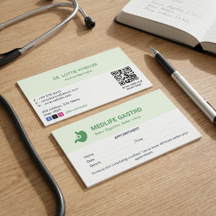 Gastroenterologie-Klinik Geschäft   Termin Visitenkarte