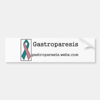 Gastroparesis Bewusstsein Autoaufkleber