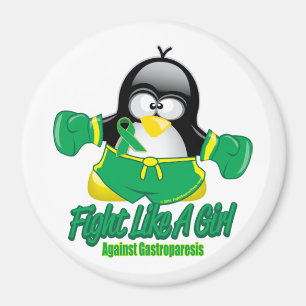 Gastroparesis kämpfender Pinguin Magnet