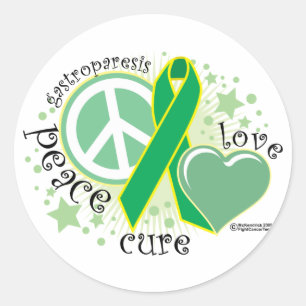 Gastroparesis Liebe Heilung Runder Aufkleber