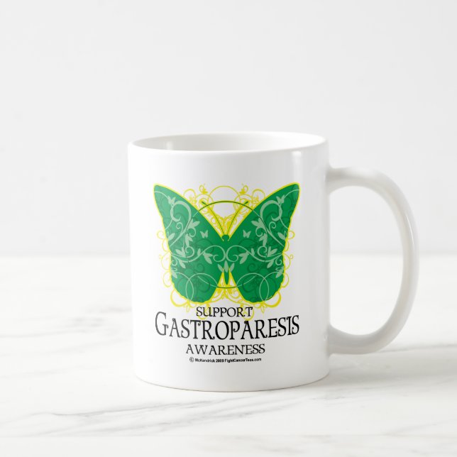 Gastroparesis Schmetterling Kaffeetasse (Rechts)