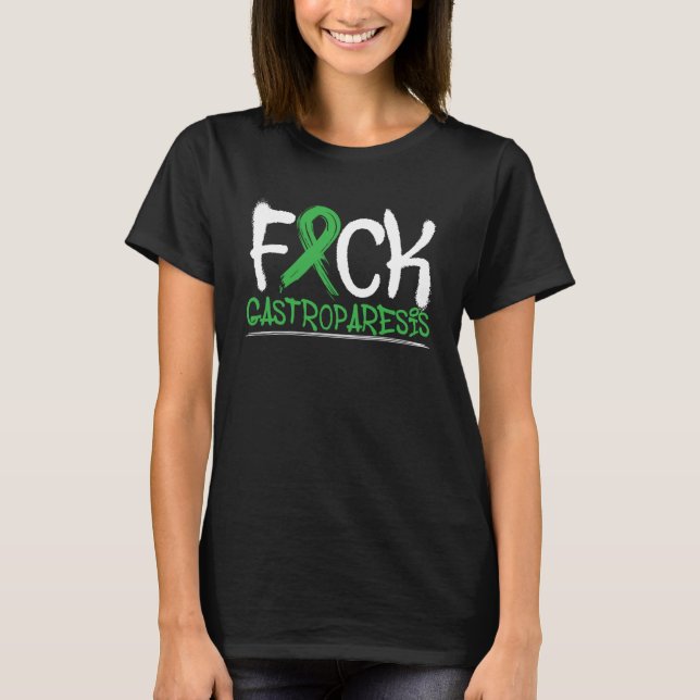 Gastroparesis Warrior Gastroparesis Awareness T-Shirt (Vorderseite)