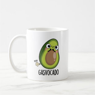 Gasvocado Funny Farting Avocado Pun Kaffeetasse