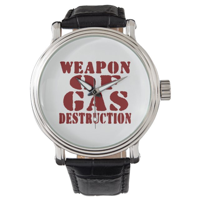 Gaszerstörungswaffen Armbanduhr (Vorderseite)