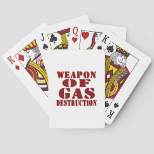 Gaszerstörungswaffen Spielkarten