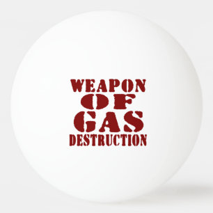 Gaszerstörungswaffen Tischtennisball