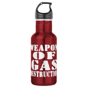 Gaszerstörungswaffen Trinkflasche