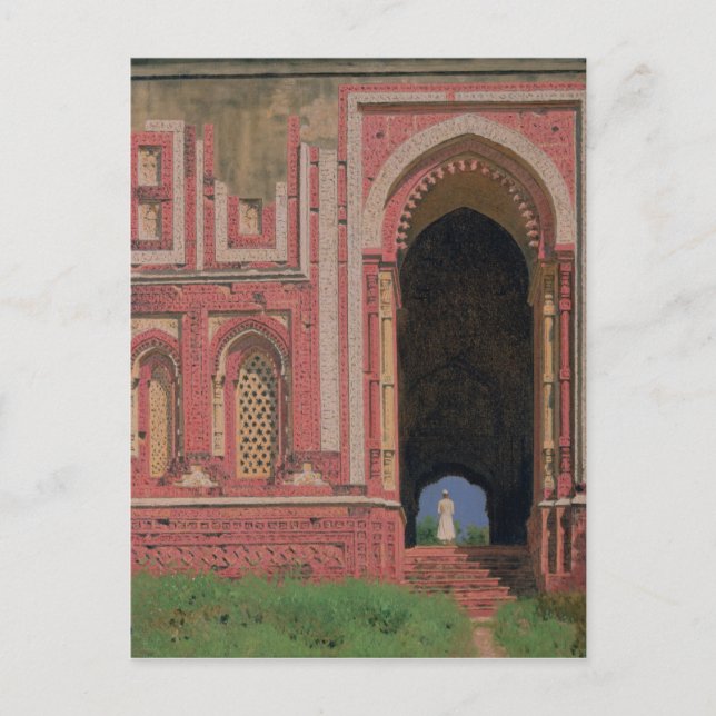 Gate near Kutub-Minar, Old Delhi, 1875 Postkarte (Vorderseite)