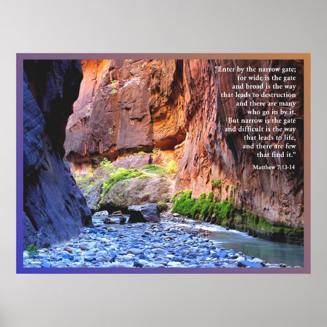 Gate Poster Print (Vorne)