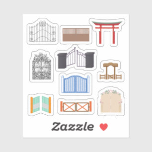 Gate Stickers Aufkleber