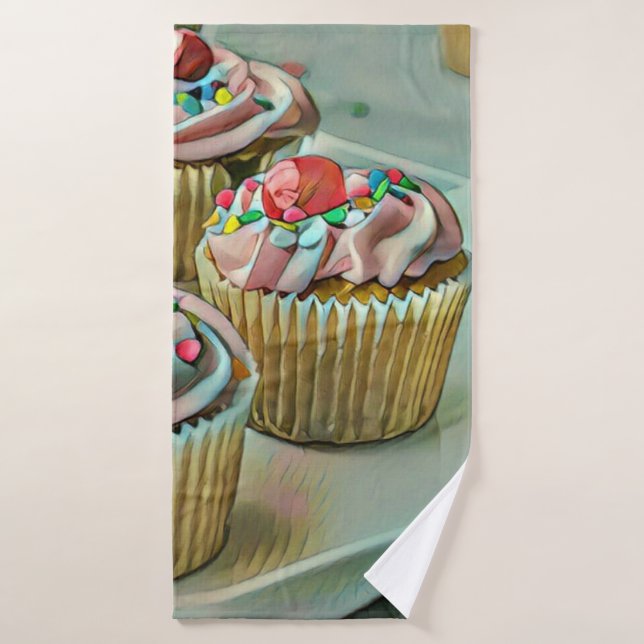 Gâteau à la crème glacée (Serviette de bain)