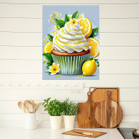 Gâteau au Citron Cuisine & Pâtisserie Art Mural