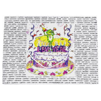 Gâteau d'anniversaire de sac d'année bissextile