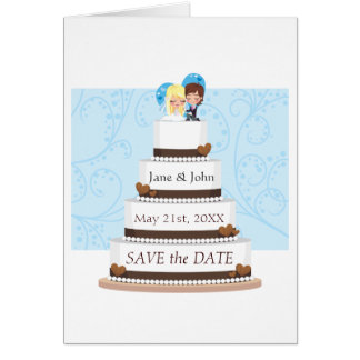 Gâteau de mariage de chocolat