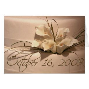 Gâteau fait sur commande de zantedeschia