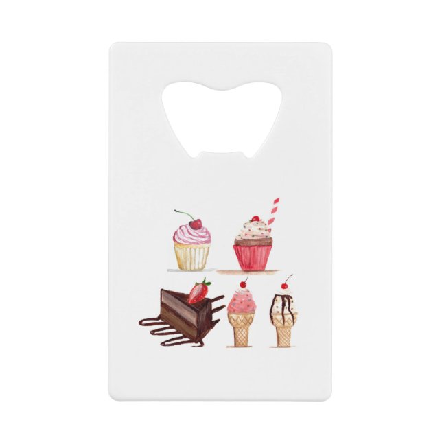 Gâteaux Aquarelle Boulangerie sucreries Cupcakes P (Devant)