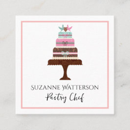 Gâteaux et Whisks Pâtisserie Carte de visite de pr