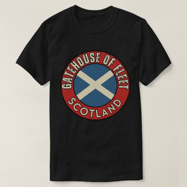 Gatehouse of Fleet, Schottland T-Shirt (Design vorne)