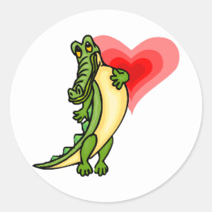 Gater Liebe Runder Aufkleber