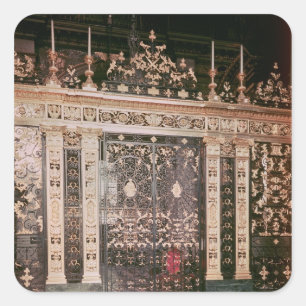 Gates from the Sanctuary screen Quadratischer Aufkleber