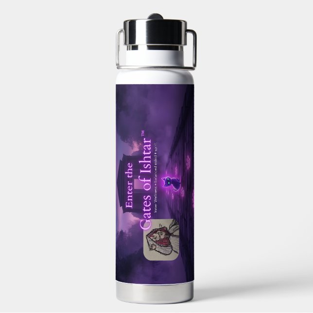 Gates of Ishtar water bottle  Trinkflasche (Hinten)