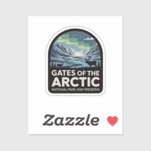Gates-of-the-Arctic-Nationalpark-Abzeichen Aufkleber