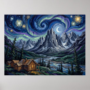 Gates Of The Arctic Sternennacht Poster
