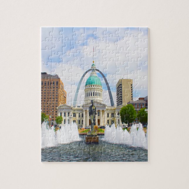 Gateway Arch Kiener Plaza Missouri (Vertikal)