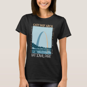 Gateway Arch National Park Distressed T-Shirt