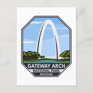 Gateway Arch National Park Missouri Postkarte