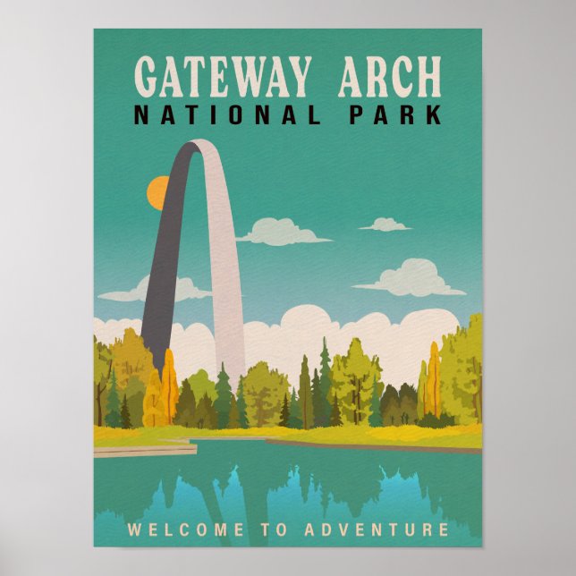 Gateway Arch National Park - Missouri Saint Louis Poster (Vorne)