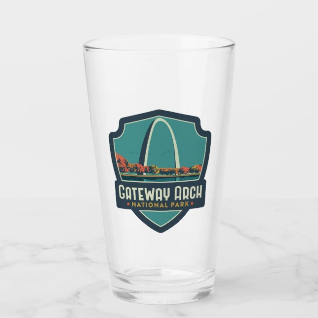 Gateway Arch National Park Pint Glass Glas (Vorderseite)