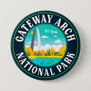 Gateway Arch National Park Saint Louis - Missouri Button