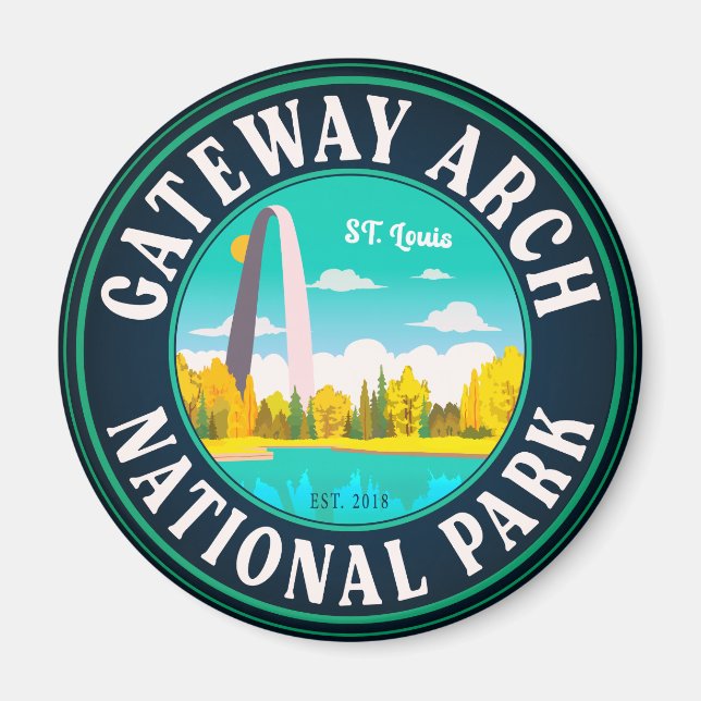 Gateway Arch National Park Saint Louis - Missouri Magnet (Vorne)