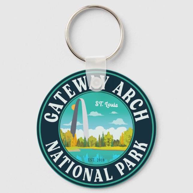 Gateway Arch National Park Saint Louis - Missouri Schlüsselanhänger (Vorderseite)