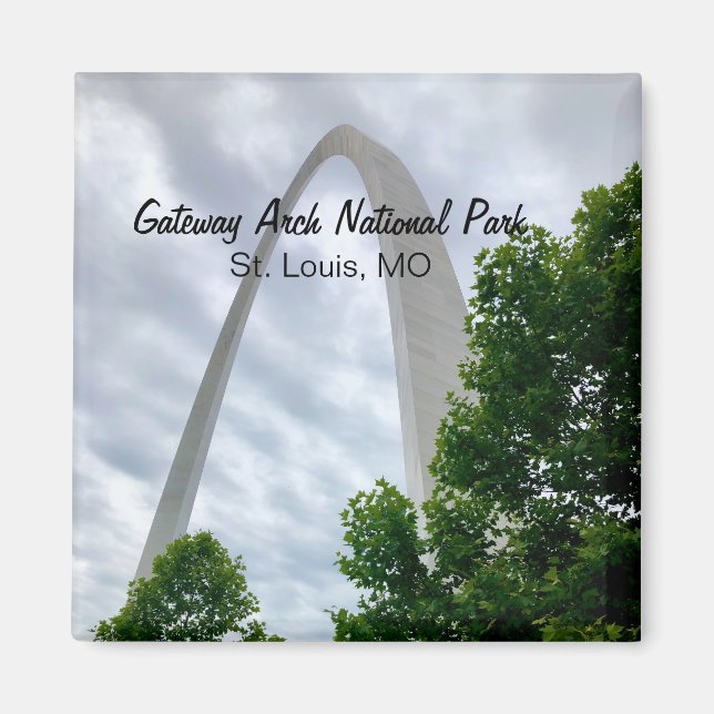 Gateway Arch National Park, St. Louis, MO Magnet (Devant)