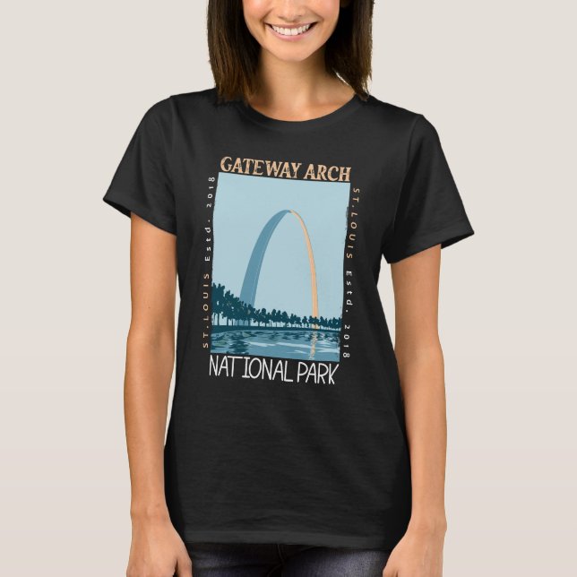 Gateway Arch Nationalpark erschüttert T-Shirt (Vorderseite)