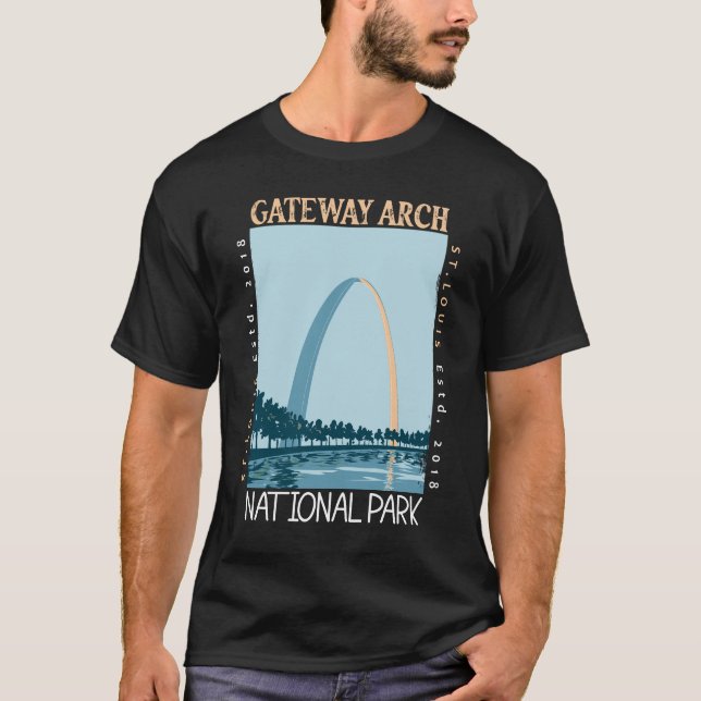 Gateway Arch Nationalpark erschüttert T-Shirt (Vorderseite)