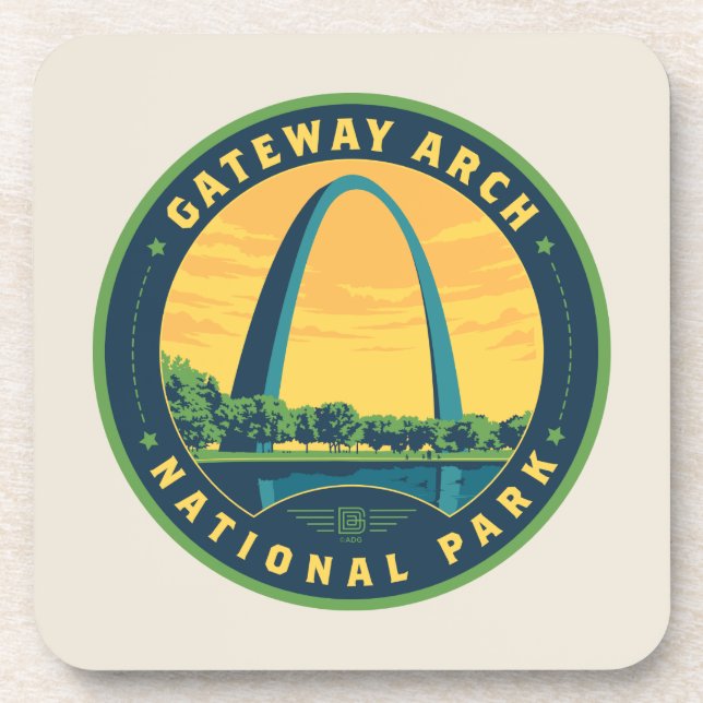 Gateway Arch Nationalpark Getränkeuntersetzer (Vorderseite)