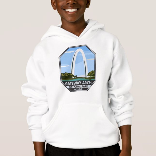 Gateway Arch Nationalpark Missouri Hoodie (Vorderseite)