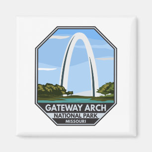 Gateway Arch Nationalpark Missouri Magnet