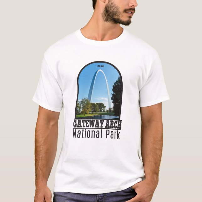 Gateway Arch Nationalpark Missouri T-Shirt (Vorderseite)