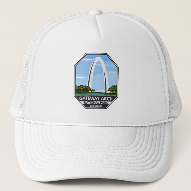 Gateway Arch Nationalpark Missouri Truckerkappe (Vorderseite)
