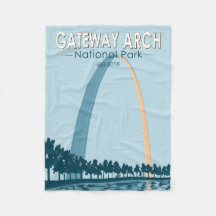 Gateway Arch Nationalpark Vintag