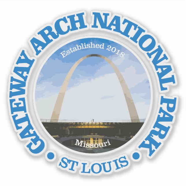 Gateway Arch NP2 Aufkleber (Vorderseite)